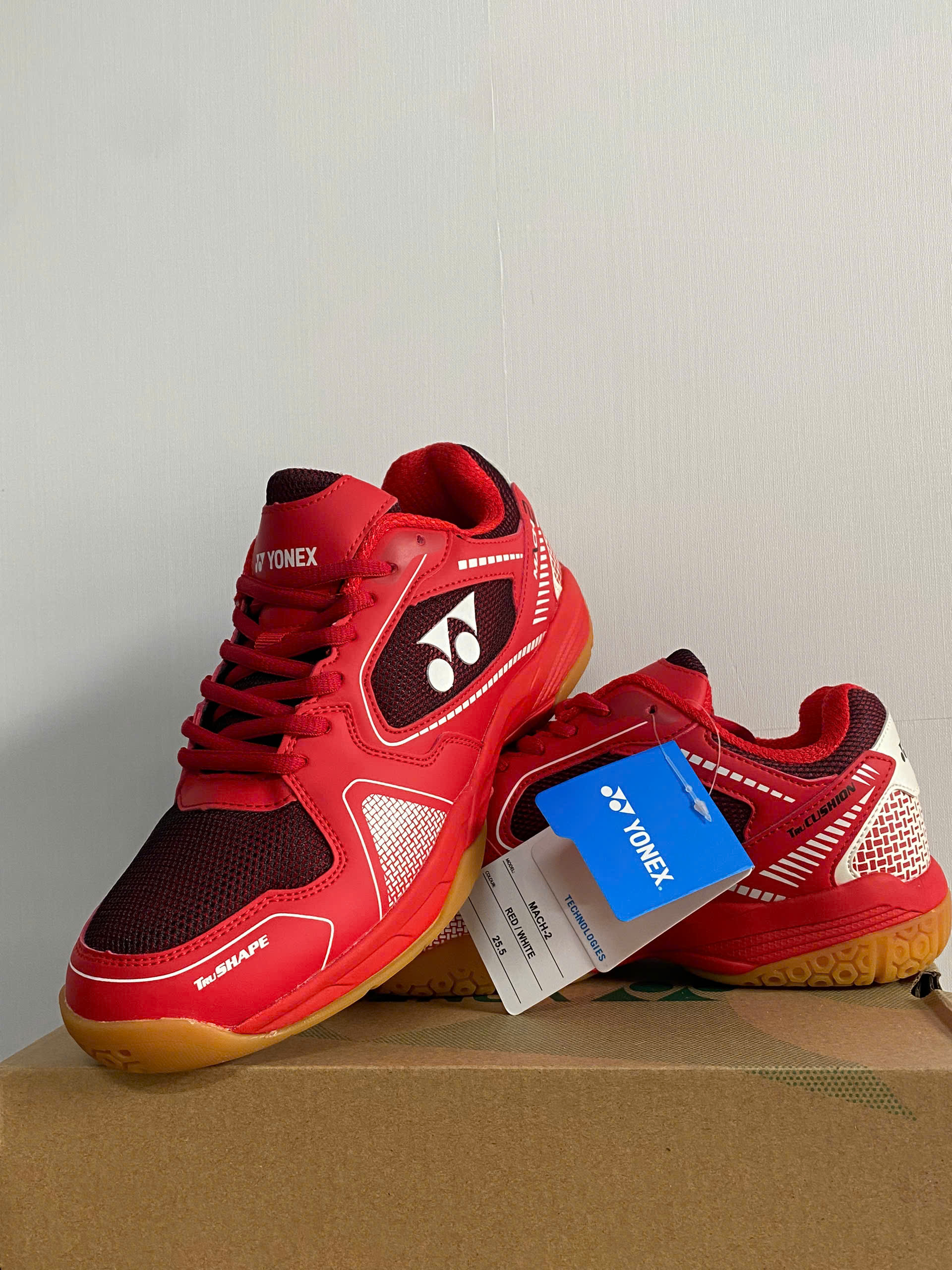 Giày cầu lông Yonex Mach 2 đỏ
